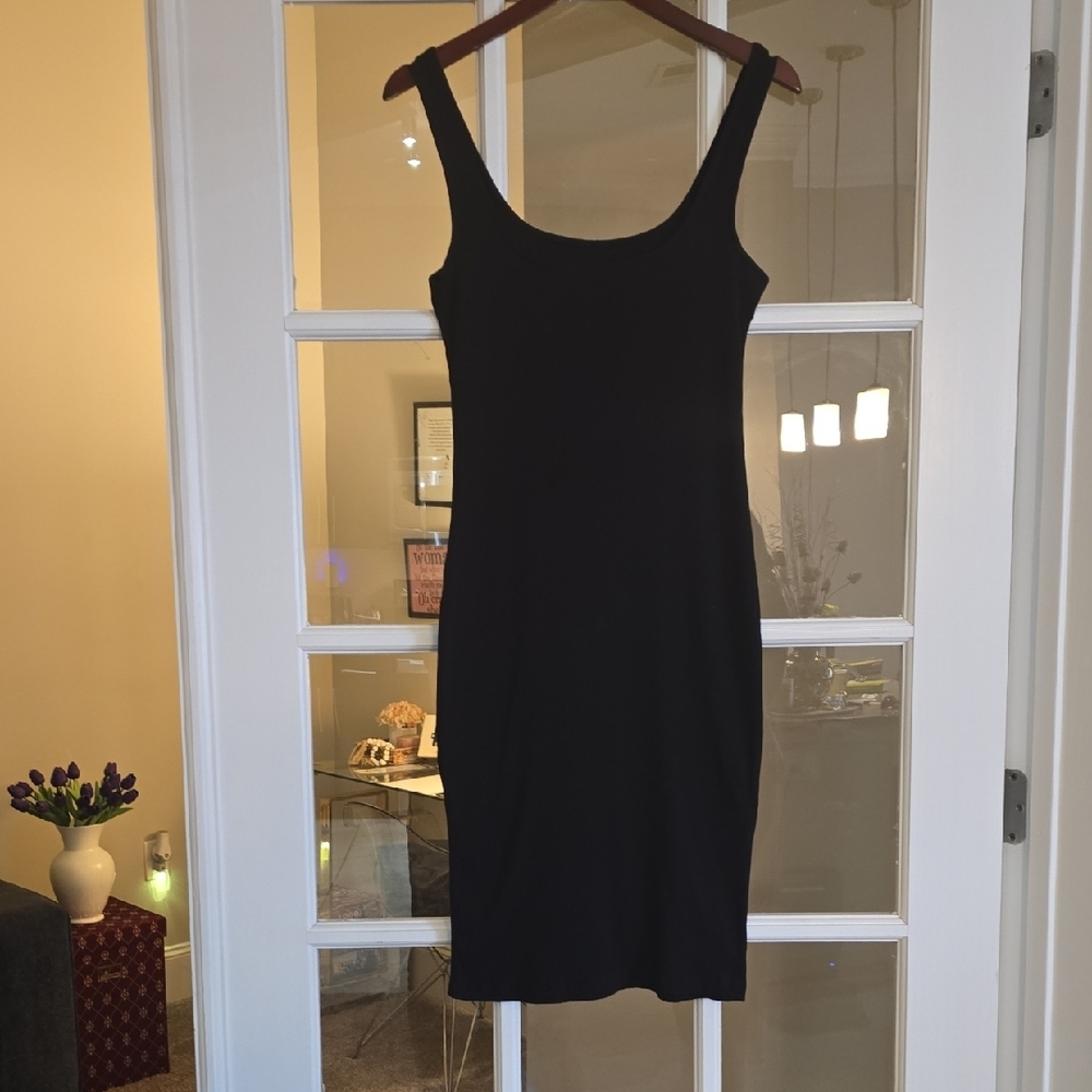 Elegant Black Sleeveless Dress